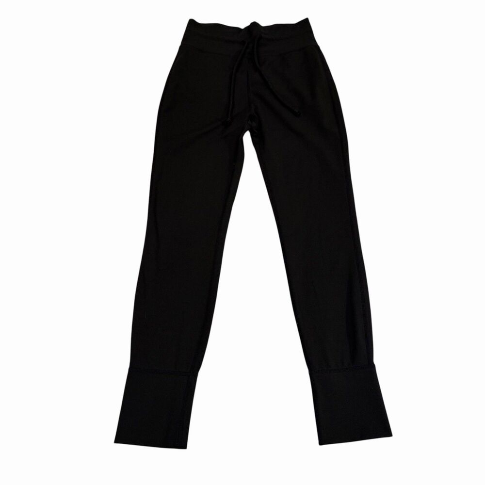Kittenish Black Leggings Women's Yoga Pants Medium Stretch Jessie James Decker